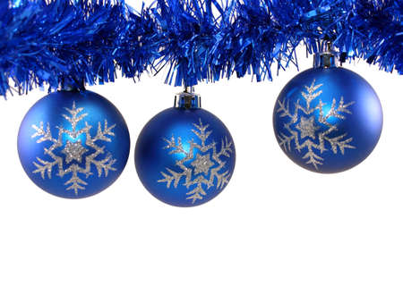 snowflake blue christmas decorations and blue tinsel on white background stock photo 11727472 - Blue Christmas Decor snowflake blue christmas decorations and blue tinsel on white background stock photo 11727472 - Blue Christmas Decor