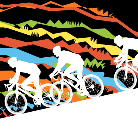 スポーツ ロード バイクのライダー自転車抽象モザイク背景イラストのシルエット のイラスト素材 ベクタ Image スポーツ ロード バイクのライダー自転車抽象モザイク背景イラストのシルエット のイラスト素材 ベクタ Image