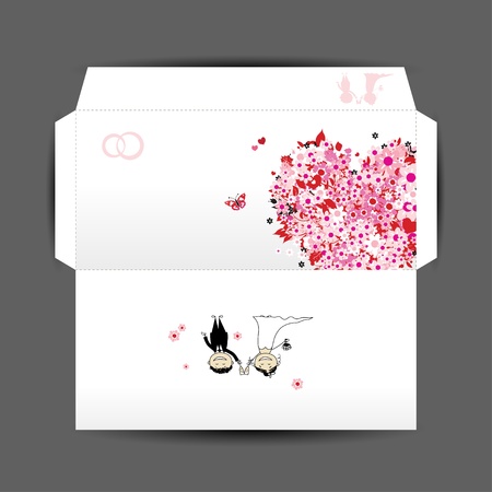 wedding envelope design