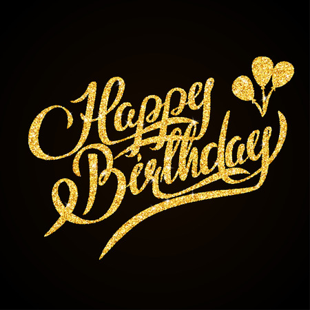black birthday card