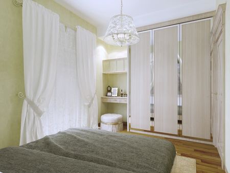 Expensive bedroom art deco style. interior bright bedrooms made ...