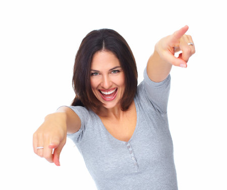 幸せな笑顔の女性 の写真素材 画像素材 Image