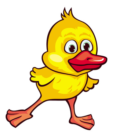 白い背景に面白い黄色いアヒルの子 ベクター クリップ アート のイラスト素材 ベクタ Image 白い背景に面白い黄色いアヒルの子 ベクター クリップ アート のイラスト素材 ベクタ Image