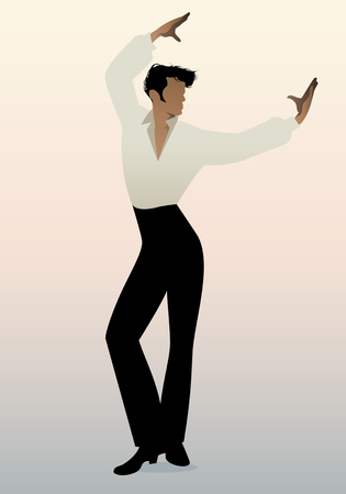 スペインのフラメンコ ダンサーの男 ベクトル図のイラスト素材 ベクタ Image スペインのフラメンコ ダンサーの男 ベクトル図のイラスト素材 ベクタ Image
