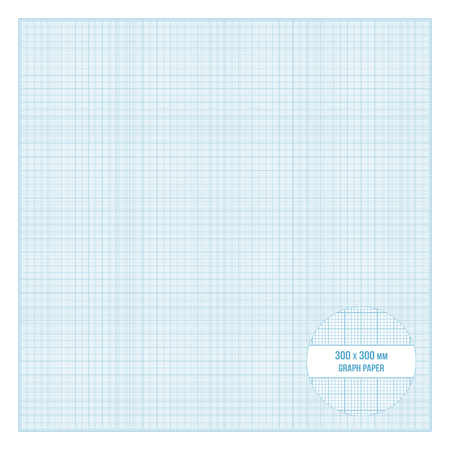 vector blue printable metric graph paper 30x30 cm size 1mm grid 1 mm graph paper printable