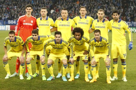 ゲルゼンキルヒェン ドイツ 11 月 25 日 チャンピオンズ リーグでチェルシーのチームの間で一致 Fc シャルケ 04 とフェルティンス アリーナでチェルシー 15 年 11 月 25 日ドイツ ゲルゼンキルヒェンの の写真素材 画像素材 Image