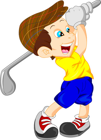 cartoon golf stock photos