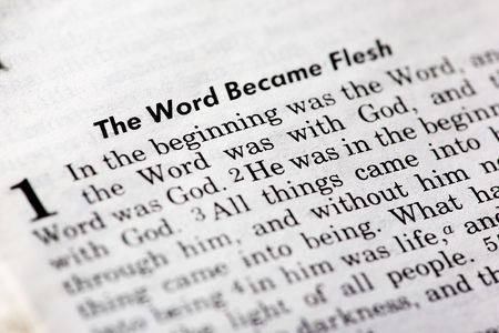 John 1:1 - The word became flesh. Popular New Testament passage - 3844043