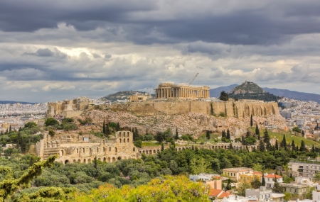 アクロポリス アテネ ギリシャのパンテオン神殿の建築詳細 の写真素材 画像素材 Image