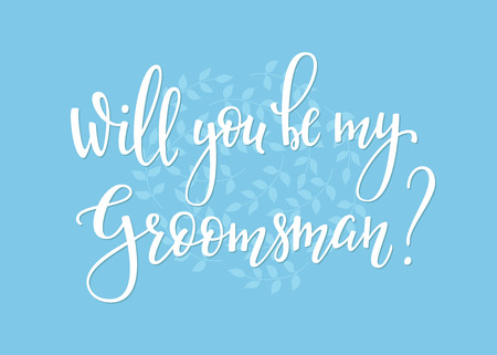 ロマンチックな結婚式の単純な文字装飾 ハーブ フレーム 書道ポストカードやポスター グラフィック デザインの文字要素 手書き結婚式の日のロマンチックなはがきの装飾 私ですから 新郎のだろうかのイラスト素材 ベクタ Image