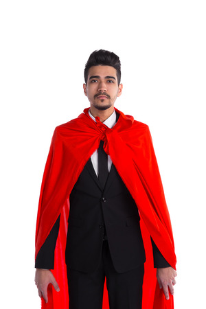 スーツ スーパーマンの赤いマント 白い背景で実業家 スーパー ヒーローのような若い室長 の写真素材 画像素材 Image スーツ スーパーマンの赤いマント 白い背景で実業家 スーパー ヒーローのような若い室長 の写真素材 画像素材 Image