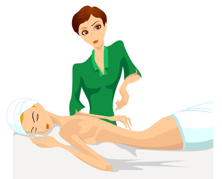 Dame Muschisaft Cartoon Massage
