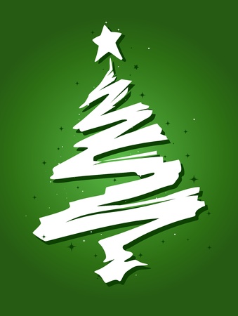 christmas tree design featuring a trail of paint shaped like a christmas tree stock photo - How To Paint A Christmas Tree christmas tree design featuring a trail of paint shaped like a christmas tree stock photo - How To Paint A Christmas Tree