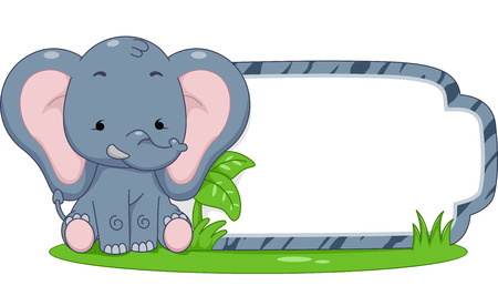 かわいいサファリの動物を集めた背景イラスト の写真素材 画像素材 Image 2736