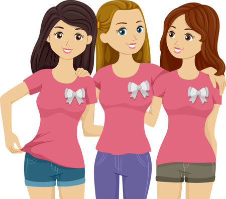 Image result for bffs wearing pink \