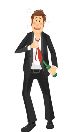 乾杯 酔ってミツバチ酒に酔って上げるそのビール ジョッキのイラスト の写真素材 画像素材 Image