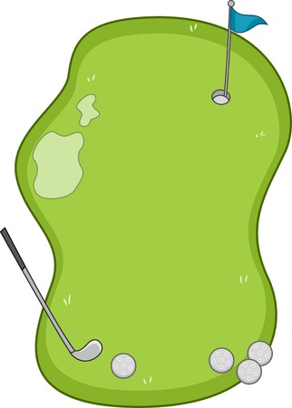 438 golf border stock vector illustration and royalty free golf golf flyer border