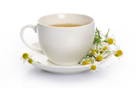 cup of chamomile tea Фото со стока