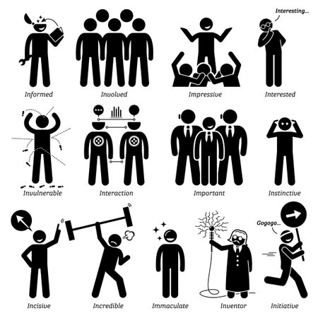 782 character traits cliparts