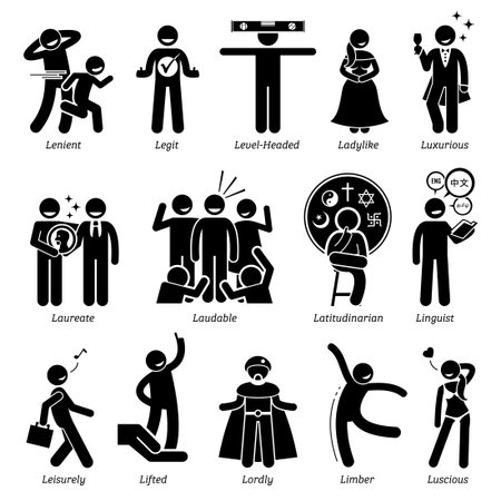 782 character traits cliparts