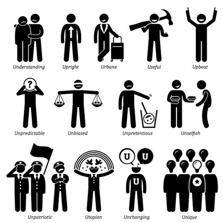 782 character traits cliparts stock vector and royalty free