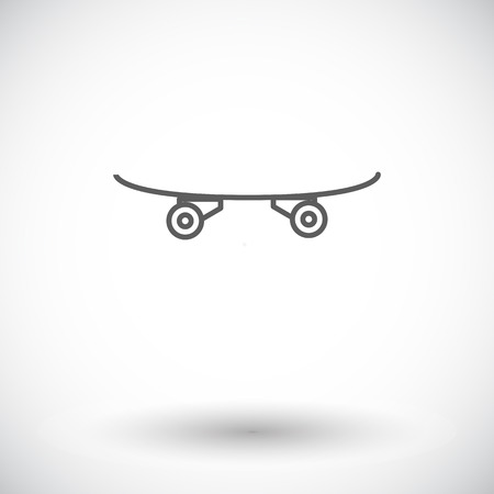 スケート ボードのアイコン シンプルなイラスト 白い背景の上のアウトラインのアイコン のイラスト素材 ベクタ Image スケート ボードのアイコン シンプルなイラスト 白い背景の上のアウトラインのアイコン のイラスト素材 ベクタ Image