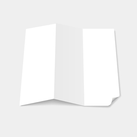 white trifold