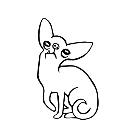 面白いチワワ犬分離ベクトル図です 毛皮のかわいい漫画のキャラクター のイラスト素材 ベクタ Image 面白いチワワ犬分離ベクトル図です 毛皮のかわいい漫画のキャラクター のイラスト素材 ベクタ Image