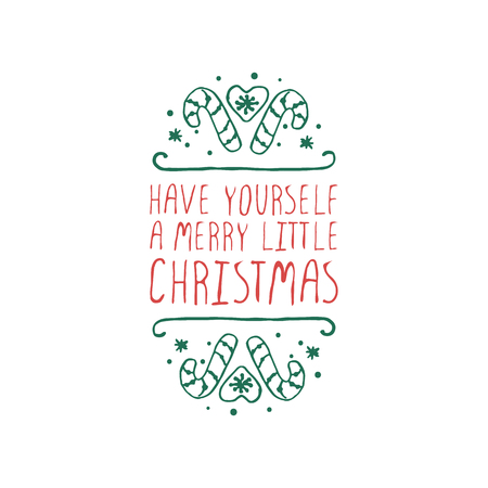 christmas label with text on white background have yourself a merry little christmas typographic - A Merry Little Christmas christmas label with text on white background have yourself a merry little christmas typographic - A Merry Little Christmas