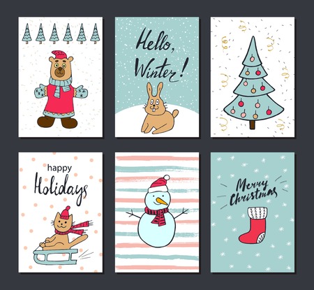 50 Weihnachtskarten Glückwunschkarten Weihnachten Weihnachtskarte 220005 HI