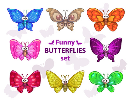 緑赤と紫の色のアニメの目のイラスト素材 ベクタ Image