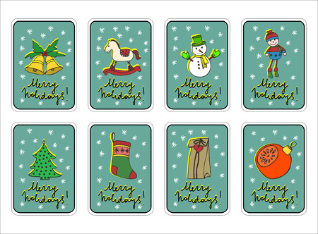 christmas card labels