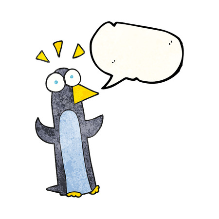 フリーハンド音声バブル テクスチャ漫画びっくりペンギンのイラスト素材 ベクタ Image フリーハンド音声バブル テクスチャ漫画びっくりペンギンのイラスト素材 ベクタ Image