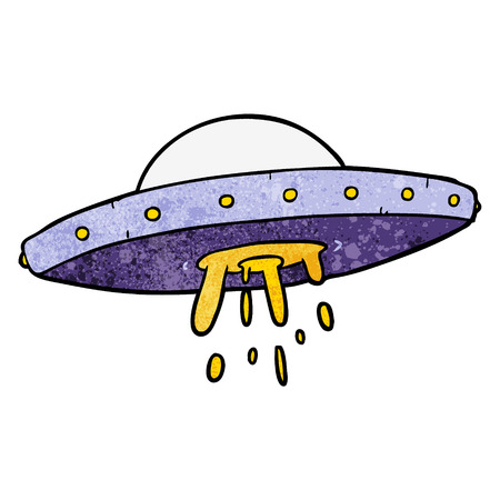 手描き漫画エイリアンufoのイラスト素材 ベクタ Image