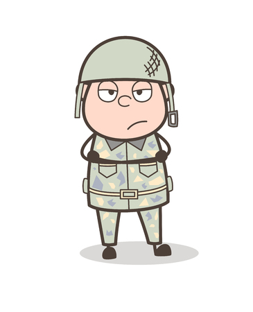 冷や汗ベクトル イラスト漫画老人の顔のイラスト素材 ベクタ Image