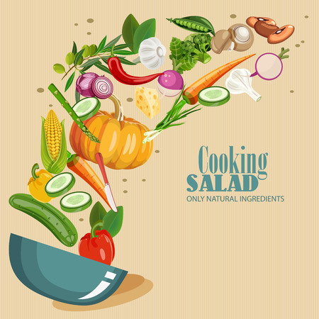 サラダ のイラスト素材 ベクター 123rf