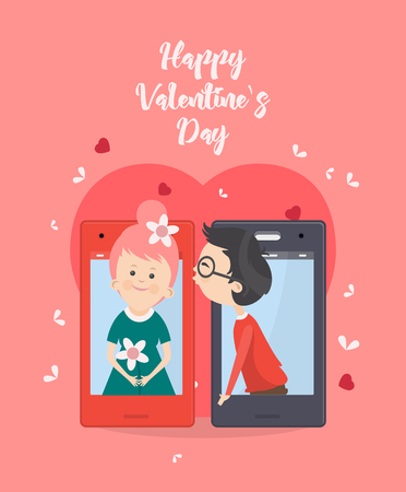 ハッピーバレンタインデーベクトルイラスト 恋に若いアフリカ系アメリカ人のカップルとのグリーティングカード フラットなスタイルでバレンタインの背景 の イラスト素材 ベクタ Image ハッピーバレンタインデーベクトルイラスト 恋に若いアフリカ系アメリカ人のカップルとのグリーティングカード フラットなスタイルでバレンタインの背景 の イラスト素材 ベクタ Image