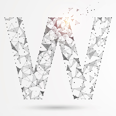 英語の文字フォントのデザインで構成されるポイントおよびラインの接続 のイラスト素材 ベクタ Image 英語の文字フォントのデザインで構成されるポイントおよびラインの接続 のイラスト素材 ベクタ Image