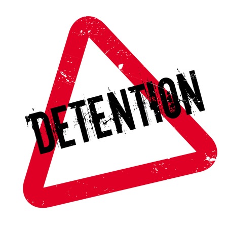 Sello De Goma De Detención. Diseño De Grunge Con Los Rasguños Polvo. Los  Efectos Se Pueden Quitar Fácilmente Para Una Apariencia Limpia Y Nítida. En  Color Se Cambia Fácilmente. Ilustraciones svg, vectoriales,