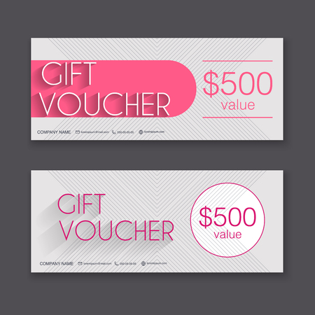 gift certificate voucher template