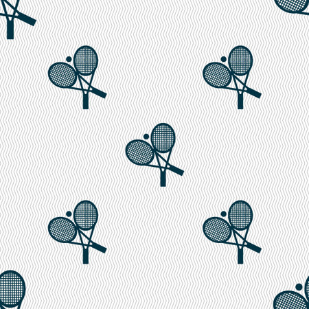 テニスのアイコン おしゃれなモダンなスタイル オレンジ 緑 青 赤のデザイン ベクトル図のイラスト素材 ベクタ Image