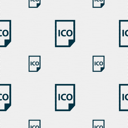 file ico icon sign seamless pattern with geometric texture