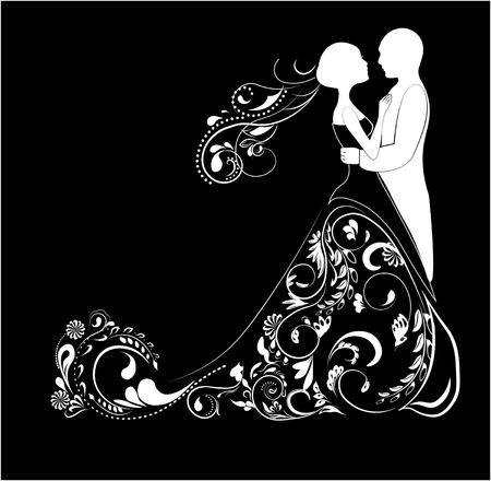 新郎 新婦の結婚式招待状のシルエット のイラスト素材 ベクタ Image 3627 新郎 新婦の結婚式招待状のシルエット のイラスト素材 ベクタ Image 3627