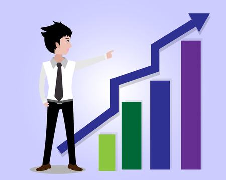 ビジネスマンのキャラクター ビジネスコンセプトの成長 努力と超えて ベクトルイラスト 漫画のスタイル のイラスト素材 ベクタ Image ビジネスマンのキャラクター ビジネスコンセプトの成長 努力と超えて ベクトルイラスト 漫画のスタイル のイラスト素材 ベクタ Image