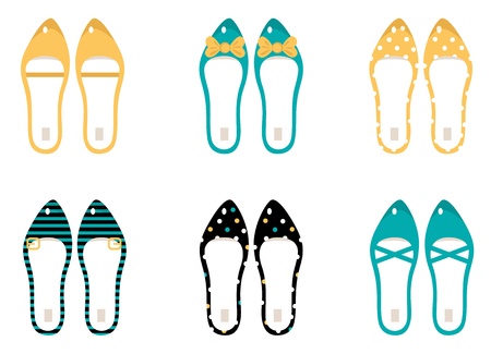 かわいい靴のコレクションです ベクトル イラスト のイラスト素材 ベクタ Image