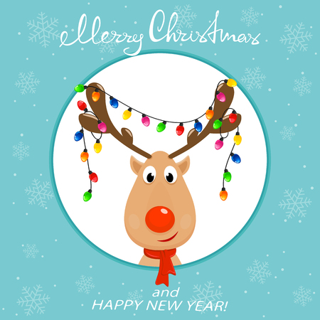 nez rouge blanc en Bois Forme Arbre de Noël Tag 10 x Rudolph n54 renne