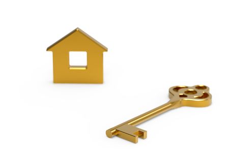 Gold House Key Gold House Key