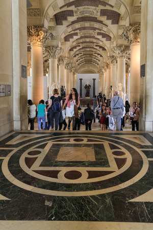 Interior Of Le Louvre Museum, Paris, France Stock Photo, Picture And ... Interior Of Le Louvre Museum, Paris, France Stock Photo, Picture And ...