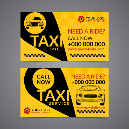 taxi pickup service business card layout template create your own business cards mockup vector - Create Your Own Business Cards taxi pickup service business card layout template create your own business cards mockup vector - Create Your Own Business Cards