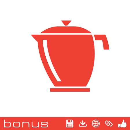 thermal insulation: icono de la caldera Vectores